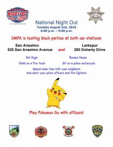 Join us on National Night Out - August 2, 2016