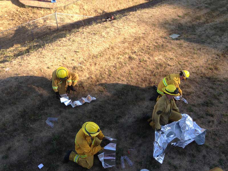 Deploying Fire Shelters 2