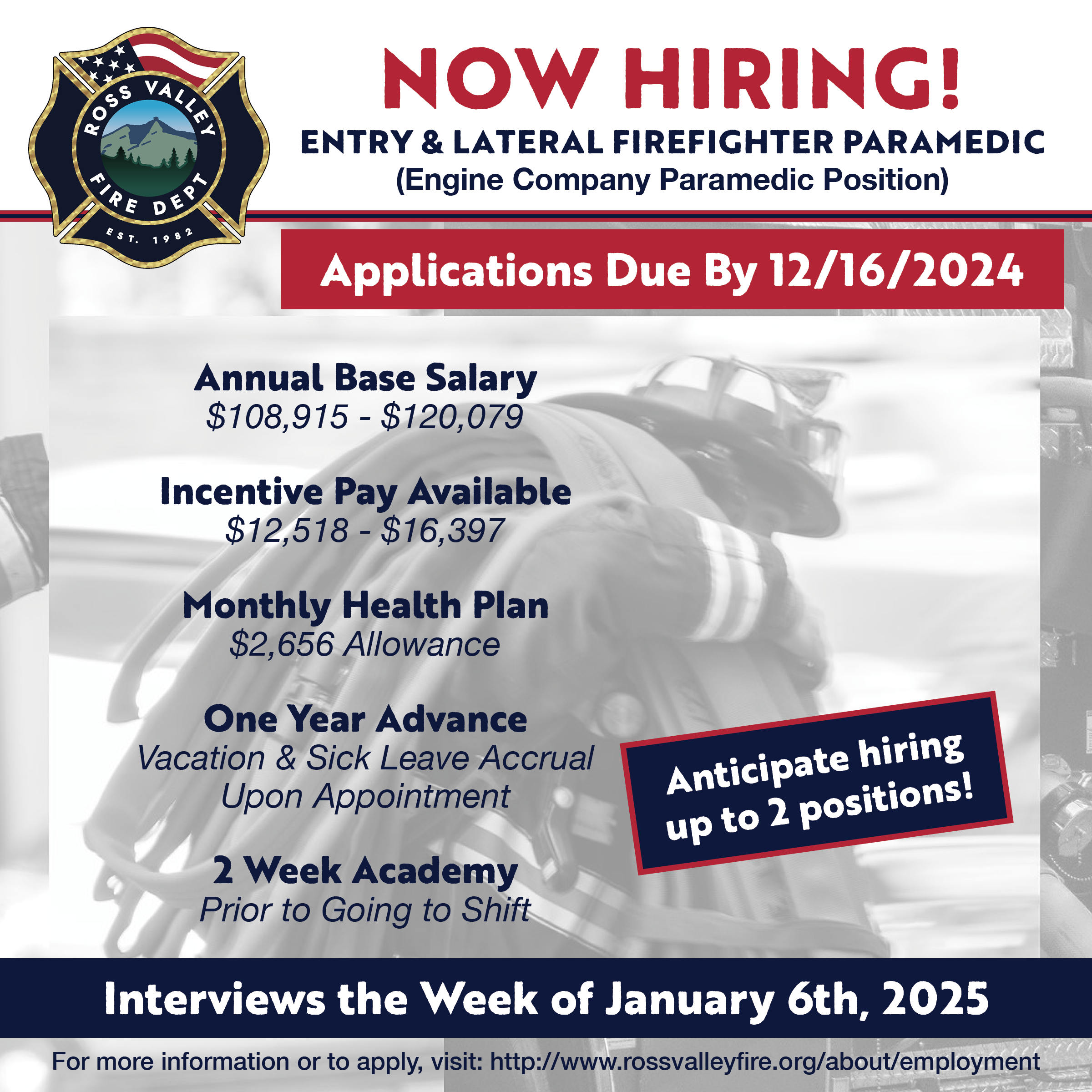 RVFD Postcard 11.2024 Now Hiring Web