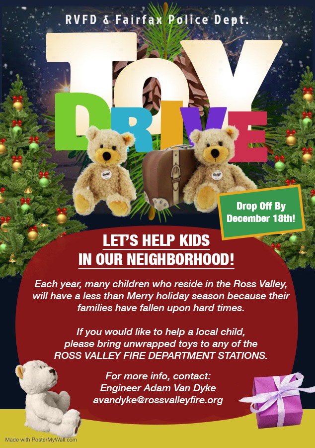 2023 RVFD & FPD Holiday Toy Drive!